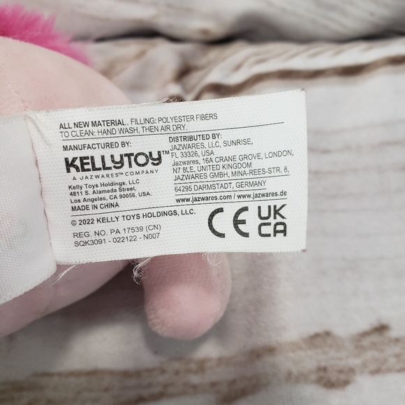 Squishmallows Bag Clips Andres Sheltie Dog & Caparinne Pink Yeti Bigfoot 4 Inch - Picture 8 of 9